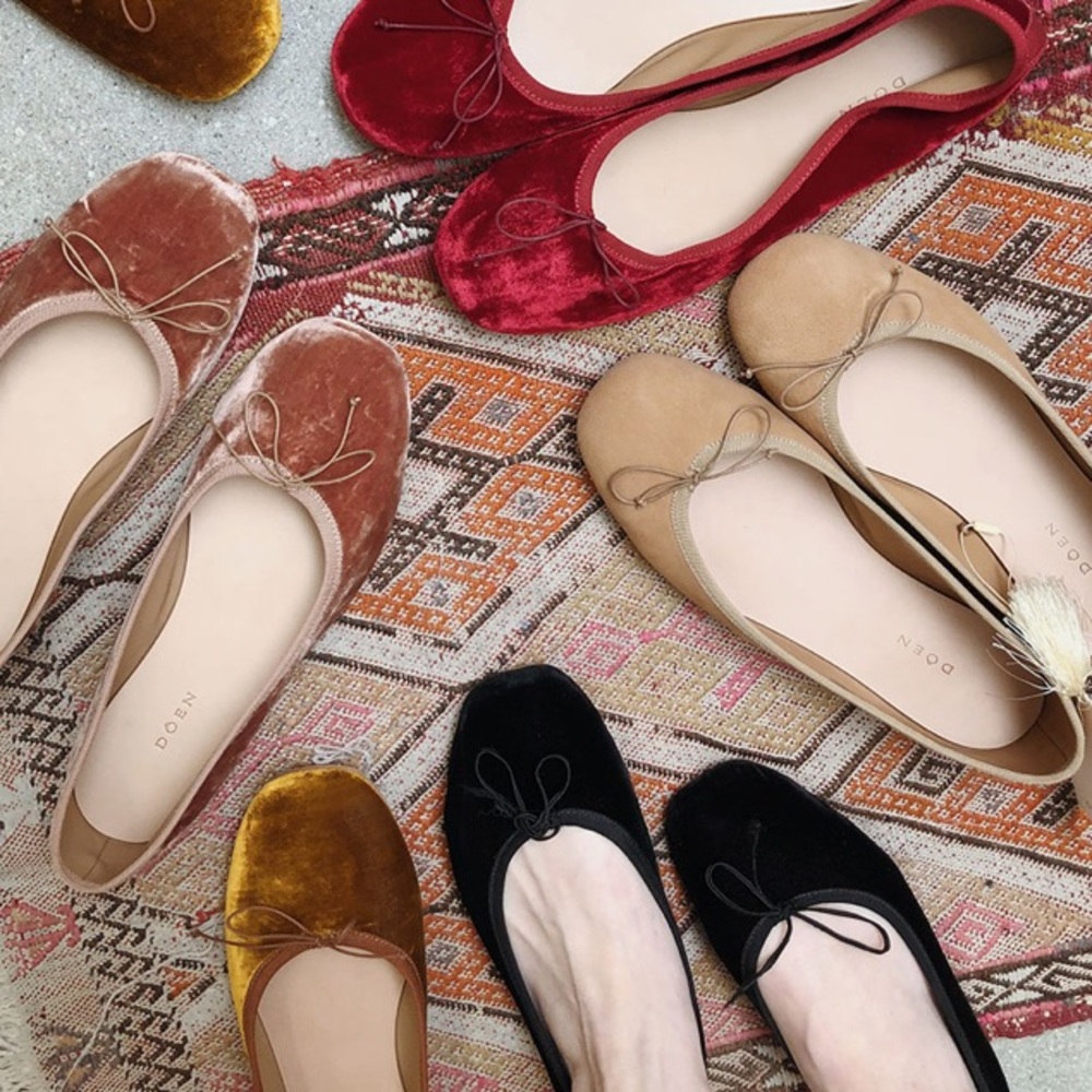 Doen velvet slippers